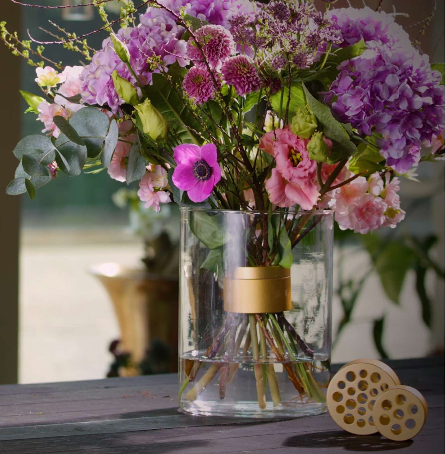 Bouquet Twister -kukkakimpputyökalu, champagne green